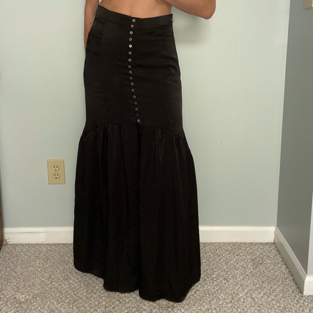 Silk Maxi Skirt